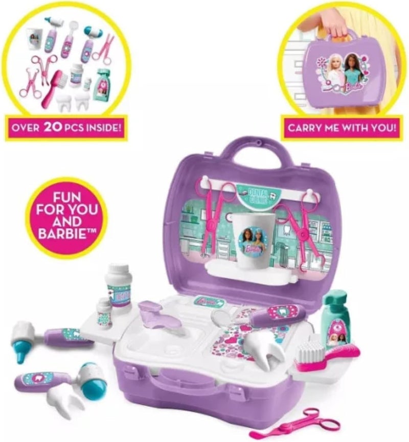 Barbie Dentist On The Go Playset - Over 20 Pieces - Image 3